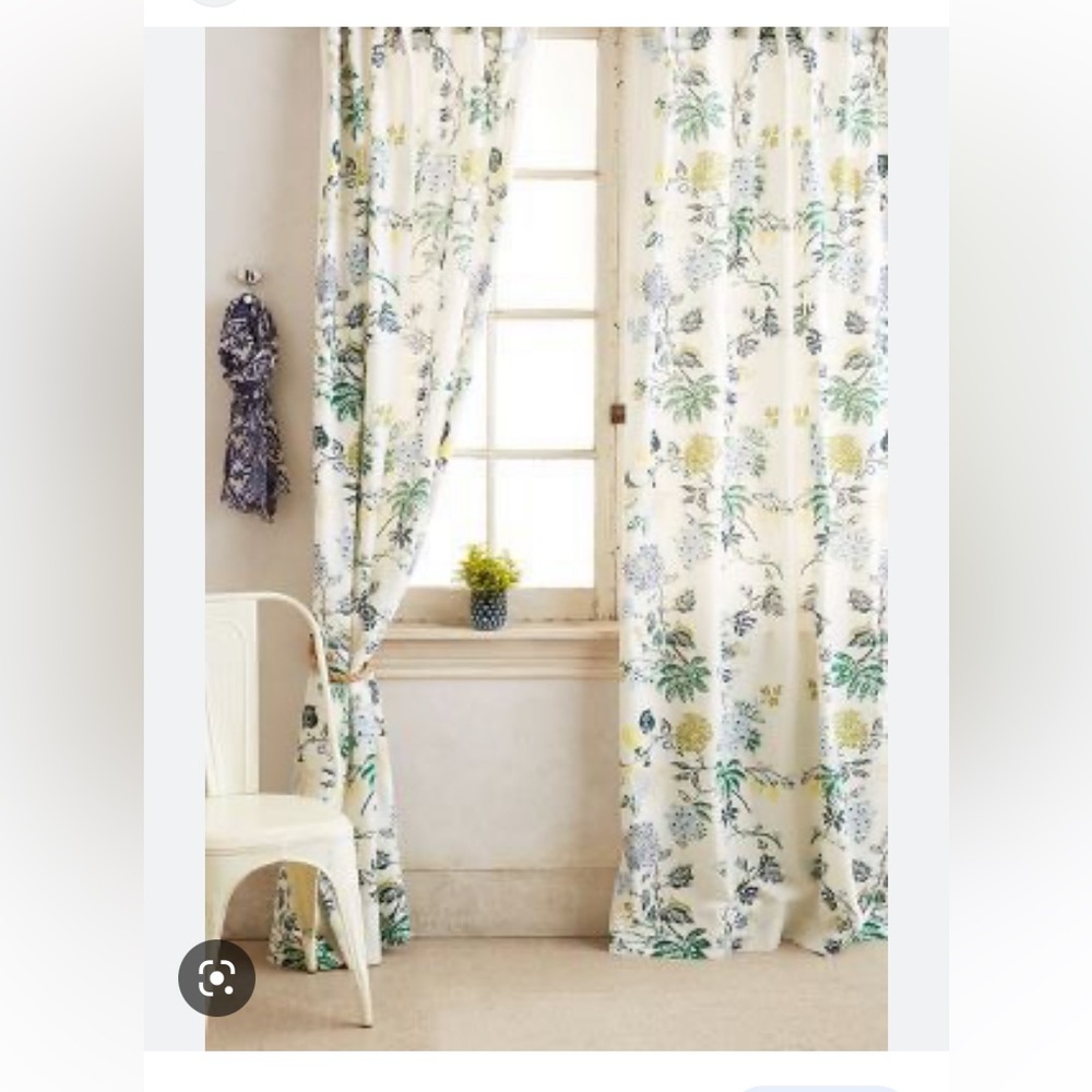 TWO Anthropologie Kalei Curtain Panels